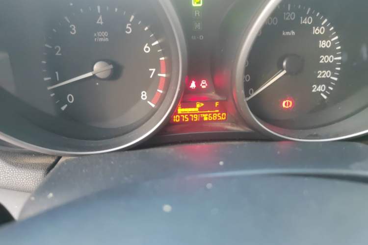 Used Mazda 3 2011 Sedan 1.6L Automatic Comfort Model Odometer Close Up