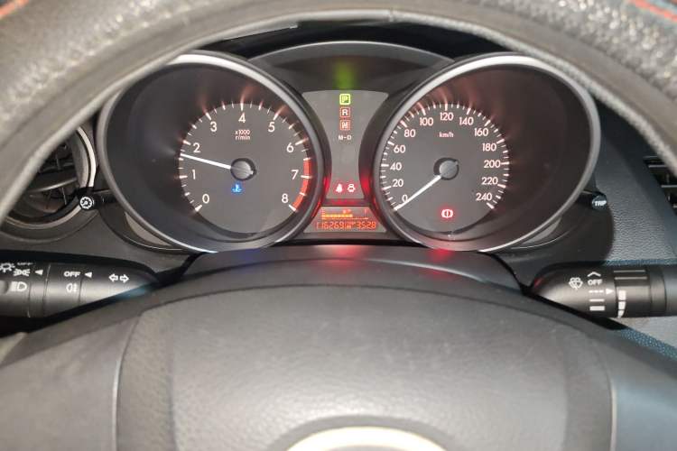Used Mazda 3 2011 Sedan 1.6L Automatic Comfort Model Odometer Close Up