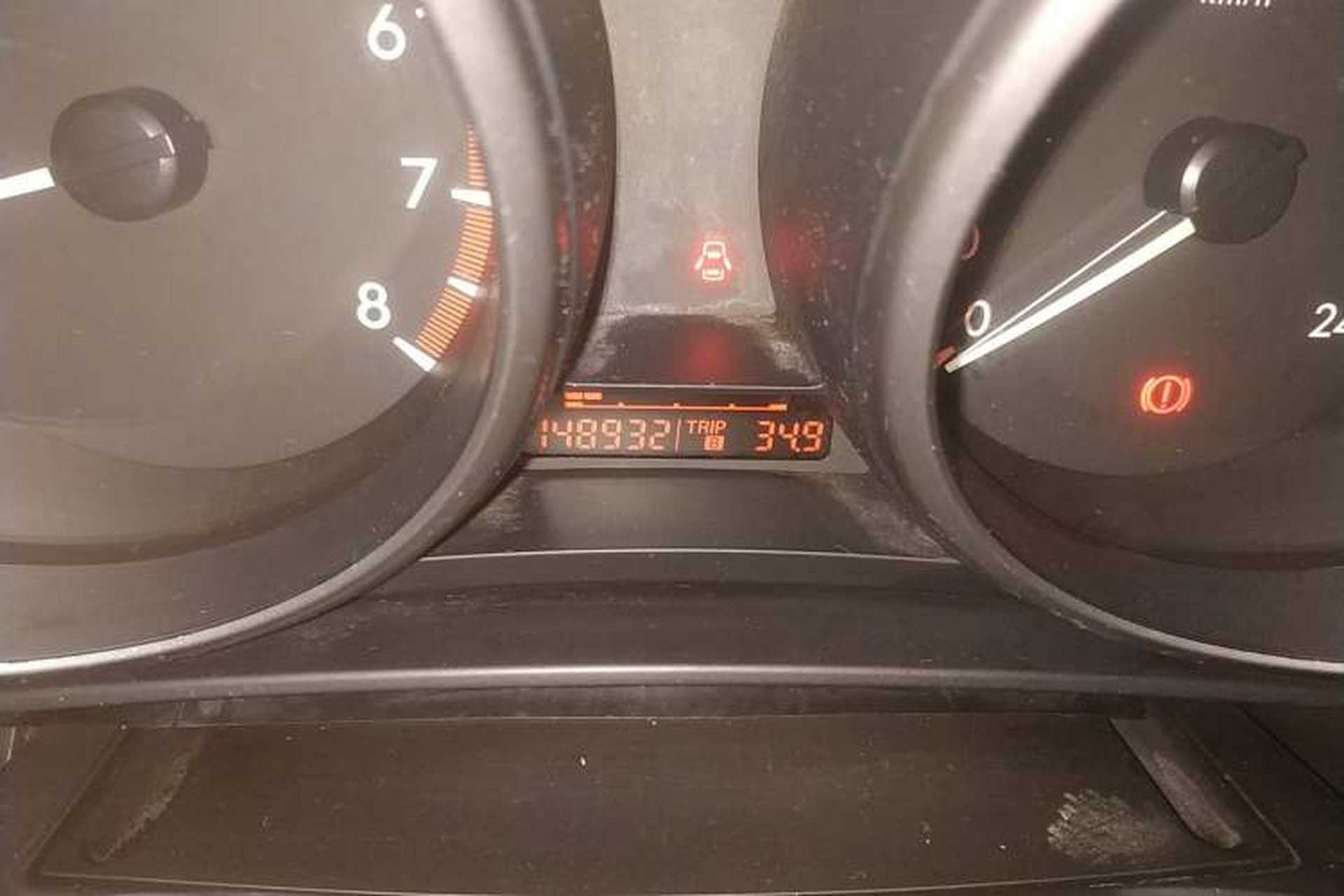 Used Mazda 3 2011 Sedan 1.6L Automatic Comfort Model Odometer Close Up