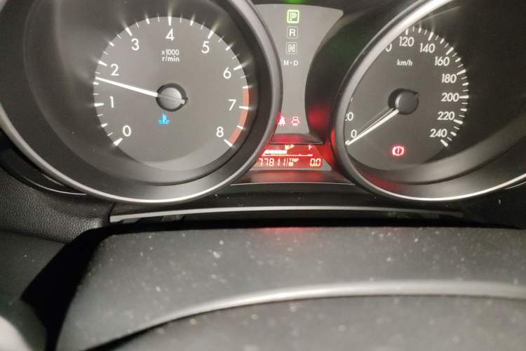 Used Mazda 3 2011 Sedan 1.6L Automatic Comfort Model Odometer Close Up