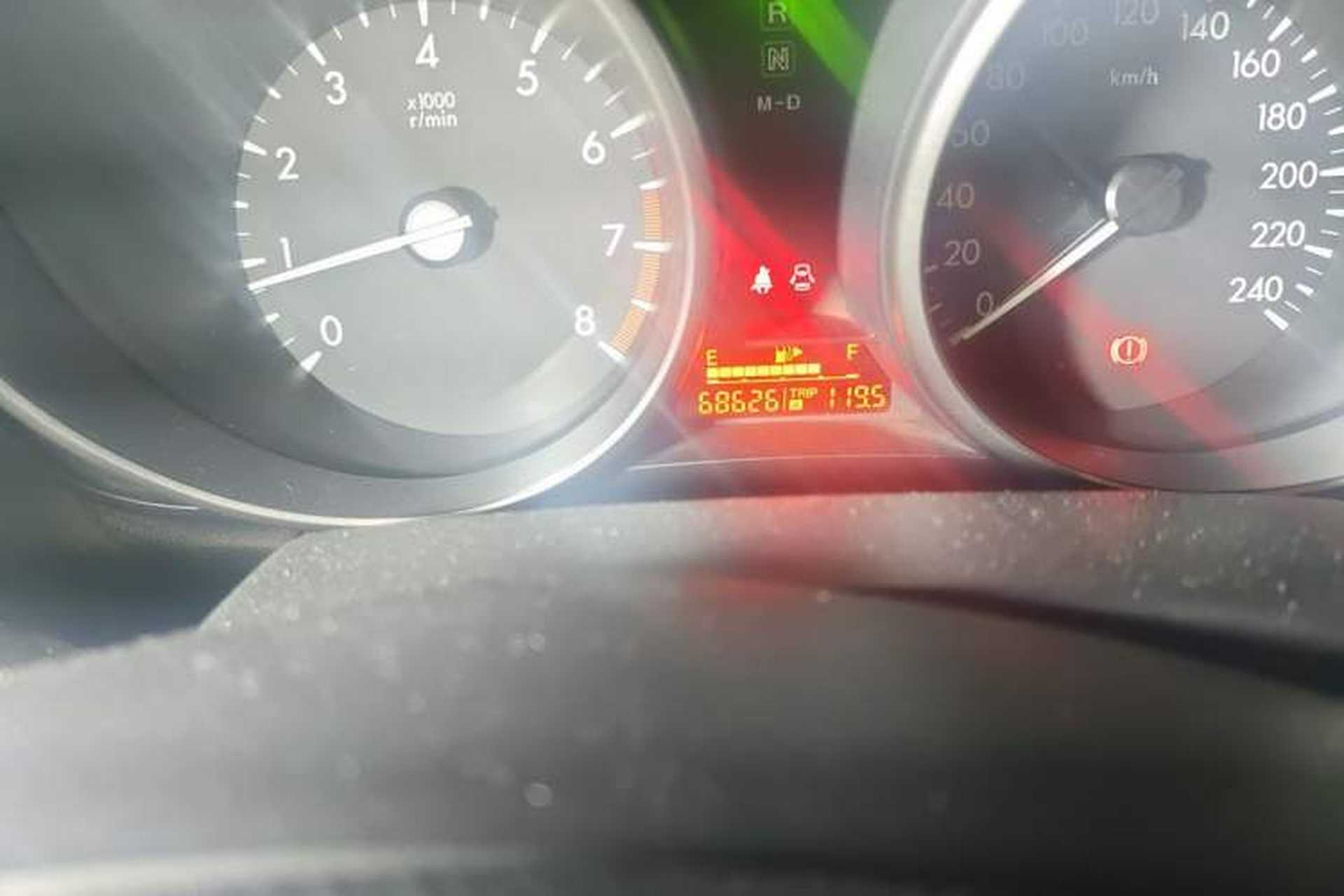 Used Mazda 3 2011 Sedan 1.6L Automatic Comfort Model Odometer Close Up