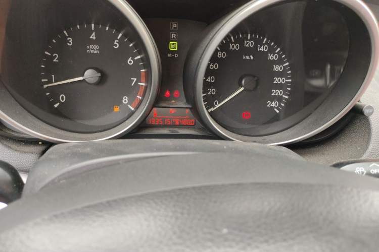 Used Mazda 3 2011 Sedan 1.6L Automatic Elite Model Odometer Close Up