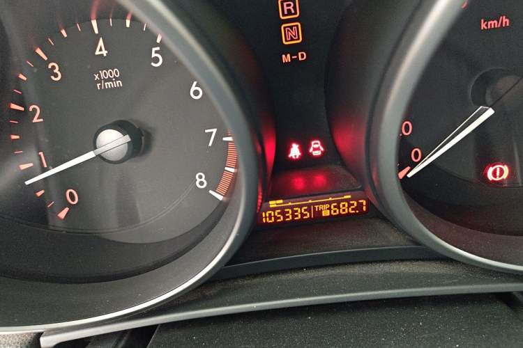 Used Mazda 3 2011 Sedan 1.6L Automatic Elite Model Odometer Close Up