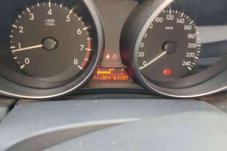 Used Mazda 3 2011 Sedan 1.6L Manual Comfort Model Odometer Close Up