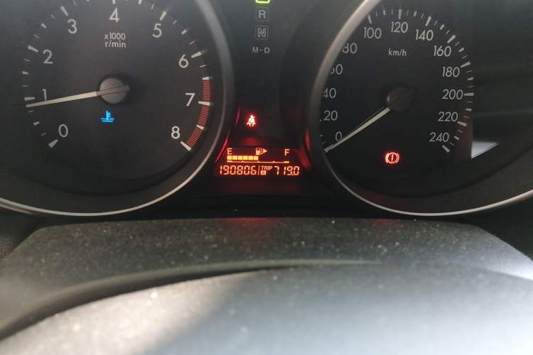 Used Mazda 3 2011 Sedan 1.6L Automatic Elite Model Odometer Close Up