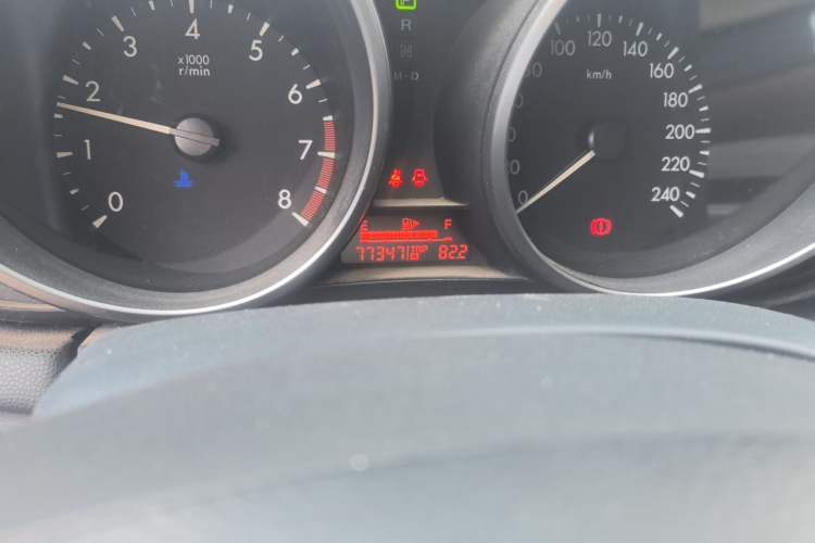 Used Mazda 3 2011 Sedan 1.6L Automatic Comfort Model Odometer Close Up