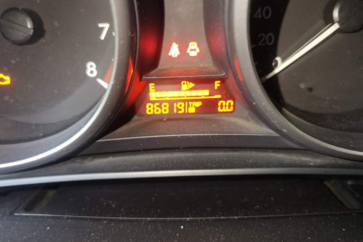 Used Mazda 3 2011 Sedan 1.6L Manual Comfort Model Odometer Close Up