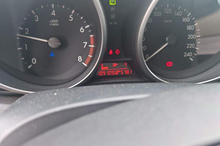 Used Mazda 3 2011 Sedan 1.6L Automatic Comfort Model Odometer Close Up