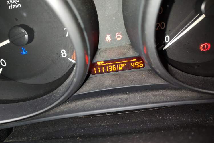 Used Mazda 3 2011 Sedan 1.6L Automatic Elite Model Odometer Close Up