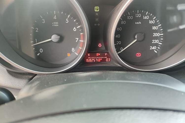 Used Mazda 3 2011 Sedan 1.6L Automatic Comfort Model Odometer Close Up