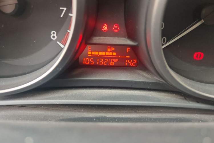 Used Mazda 3 2011 Sedan 1.6L Automatic Comfort Model Odometer Close Up