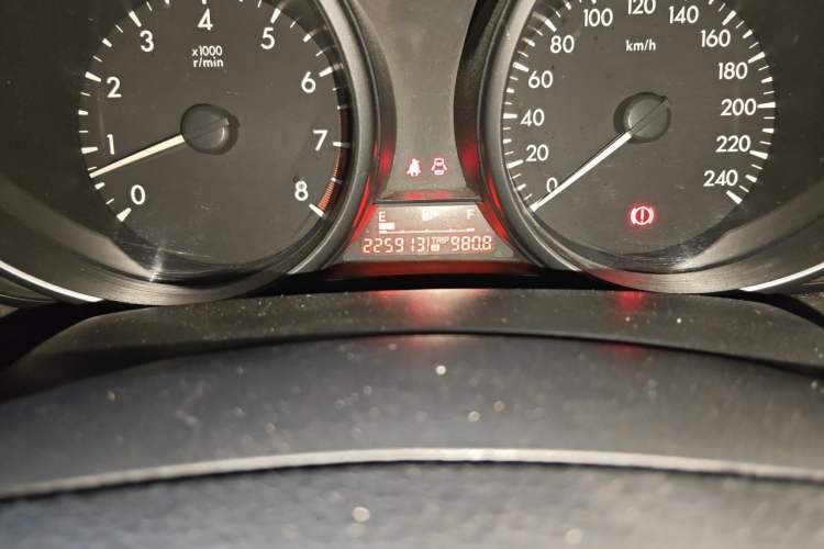 Used Mazda 3 2011 Sedan 1.6L Manual Comfort Model Odometer Close Up