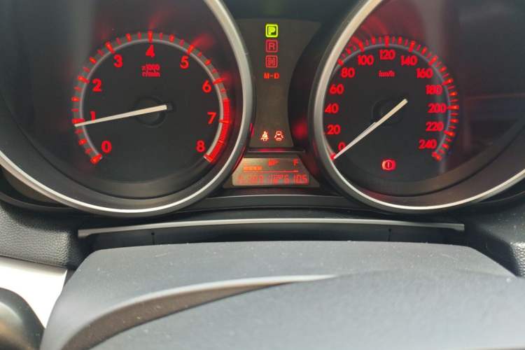 Used Mazda 3 2011 Sedan 2.0L Automatic Luxury Model Odometer Close Up
