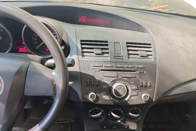 Used Mazda 3 2011 Sedan 1.6L Manual Comfort Model Audio And AC Panel