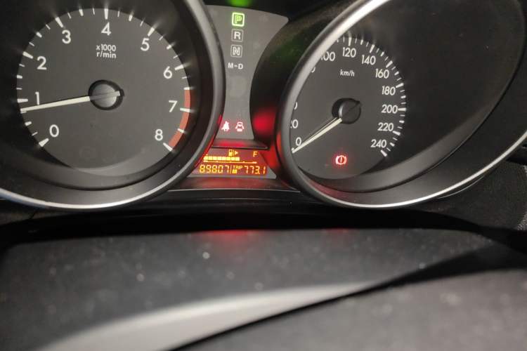 Used Mazda 3 2011 Sedan 1.6L Automatic Comfort Model Odometer Close Up