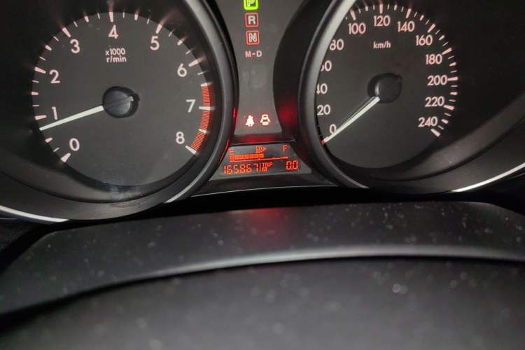 Used Mazda 3 2011 Sedan 1.6L Automatic Elite Model Odometer Close Up