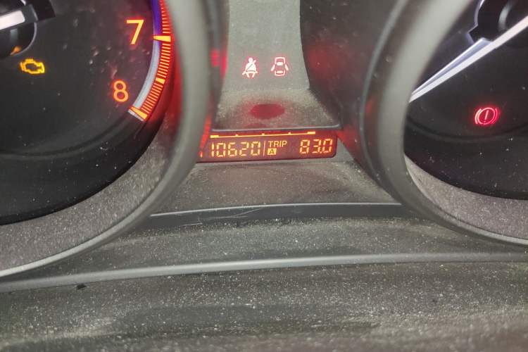 Used Mazda 3 2011 Sedan 2.0L Automatic Luxury Model Odometer Close Up