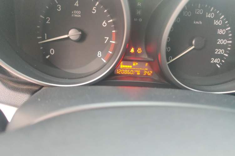 Used Mazda 3 2011 Sedan 1.6L Automatic Elite Model Odometer Close Up