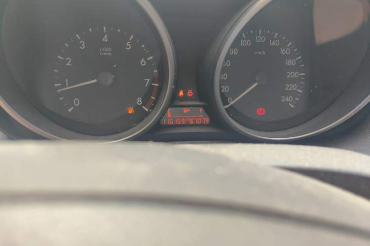 Used Mazda 3 2011 Sedan 1.6L Manual Comfort Model Odometer Close Up
