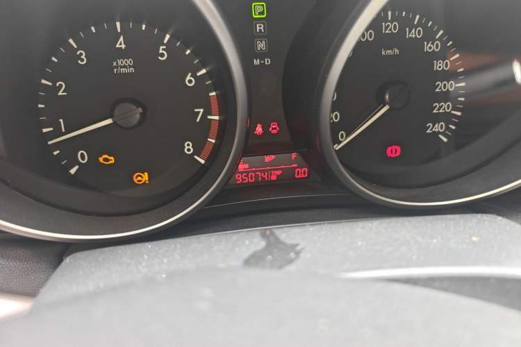 Used Mazda 3 2011 Sedan 1.6L Automatic Elite Model Odometer Close Up