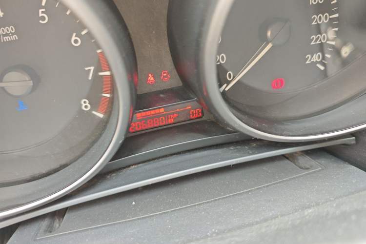 Used Mazda 3 2011 Sedan 1.6L Manual Comfort Model Odometer Close Up