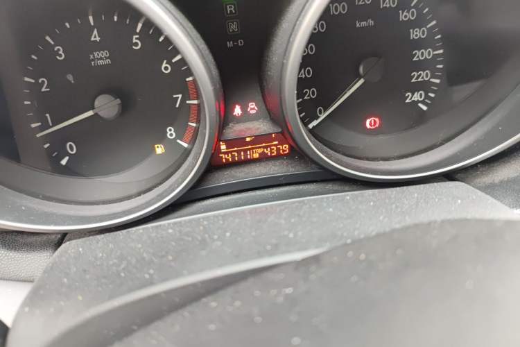 Used Mazda 3 2011 Sedan 1.6L Automatic Comfort Model Odometer Close Up