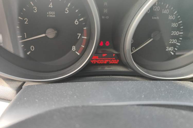 Used Mazda 3 2011 Sedan 1.6L Automatic Comfort Model Odometer Close Up