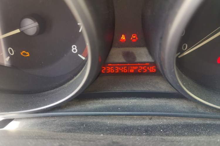 Used Mazda 3 2011 Sedan 1.6L Manual Comfort Model Odometer Close Up