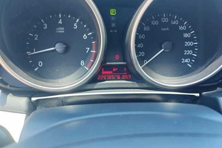 Used Mazda 3 2011 Sedan 1.6L Automatic Elite Model Odometer Close Up