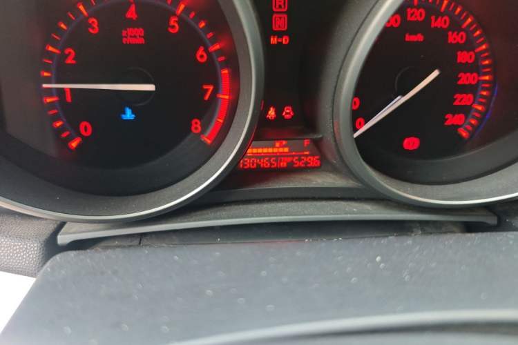 Used Mazda 3 2011 Sedan 2.0L Automatic Luxury Model Odometer Close Up