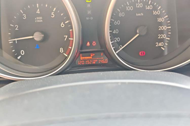 Used Mazda 3 2011 Sedan 1.6L Automatic Elite Model Odometer Close Up