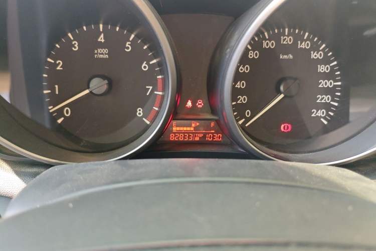 Used Mazda 3 2011 Sedan 1.6L Manual Comfort Model Odometer Close Up
