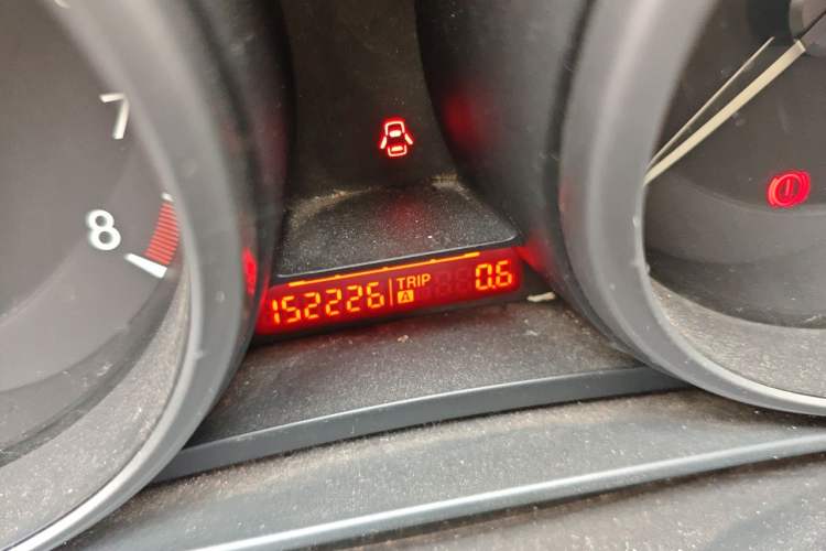 Used Mazda 3 2011 Sedan 1.6L Automatic Elite Model Odometer Close Up