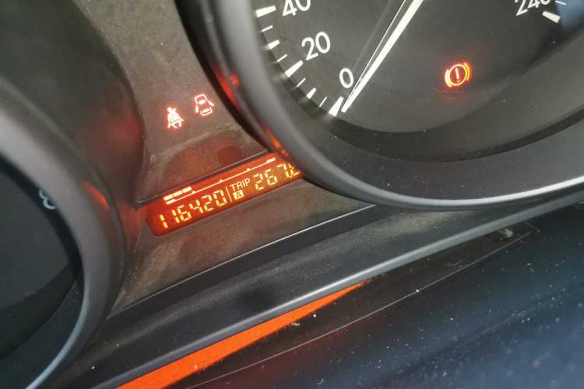 Used Mazda 3 2011 Sedan 1.6L Automatic Elite Model Odometer Close Up