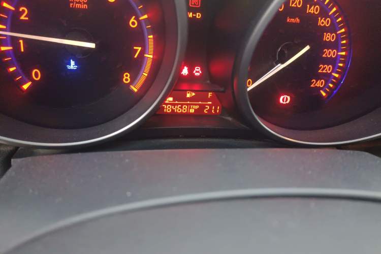 Used Mazda 3 2011 Sedan 2.0L Automatic Luxury Model Odometer Close Up