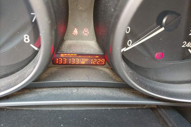 Used Mazda 3 2011 Sedan 1.6L Automatic Comfort Model Odometer Close Up