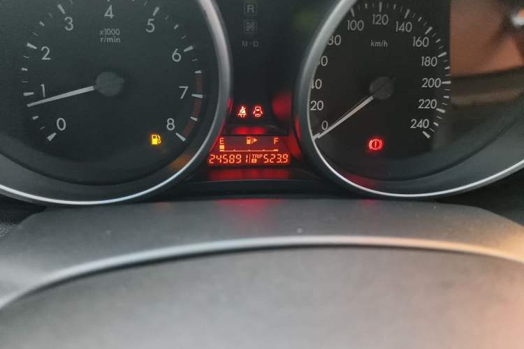 Used Mazda 3 2011 Sedan 1.6L Automatic Elite Model Odometer Close Up