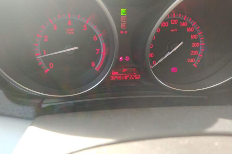 Used Mazda 3 2011 Sedan 2.0L Automatic Luxury Model Odometer Close Up
