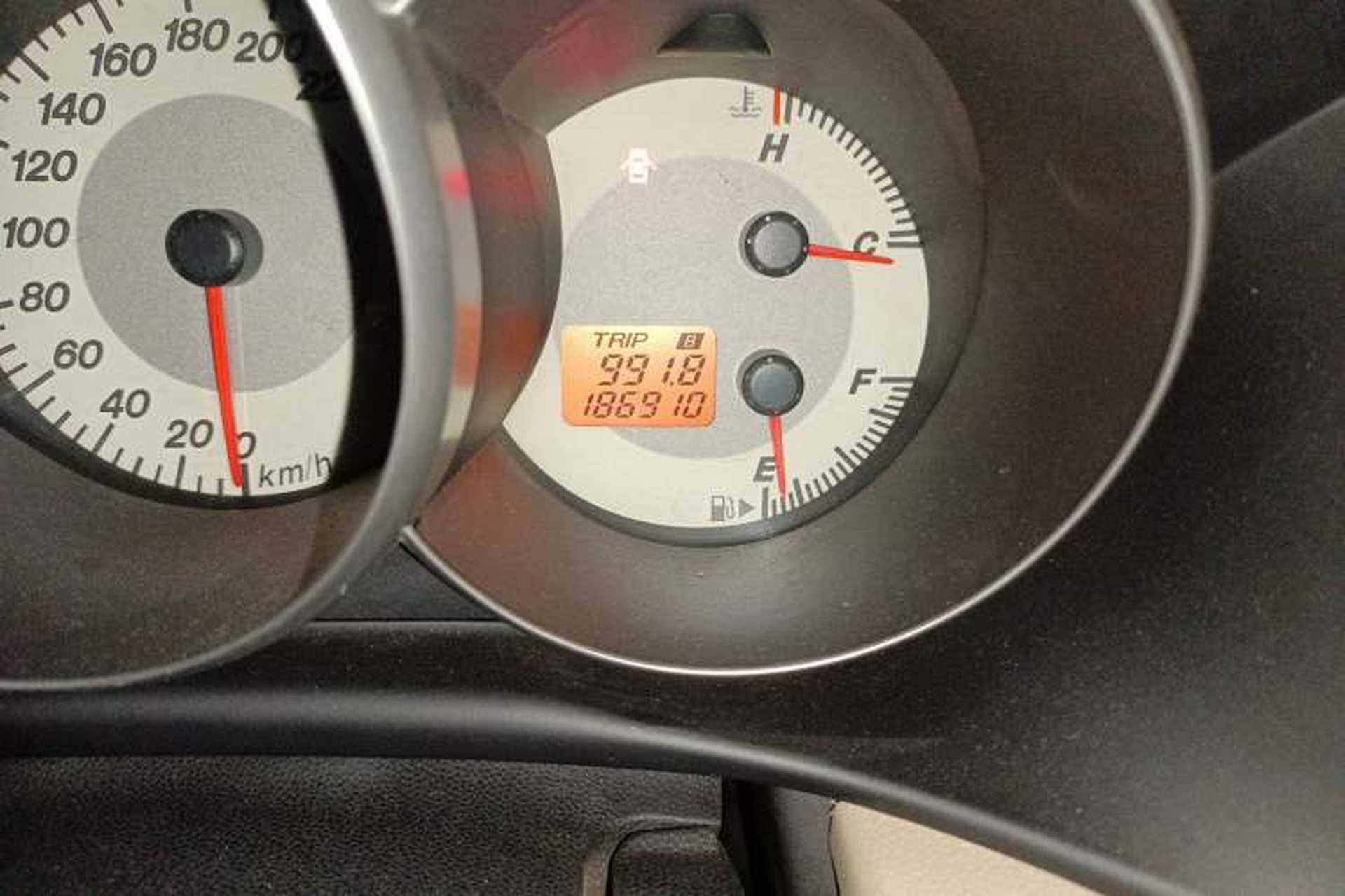 Used Mazda 3 2012 1.6L Manual Classic Standard Edition Odometer Close Up