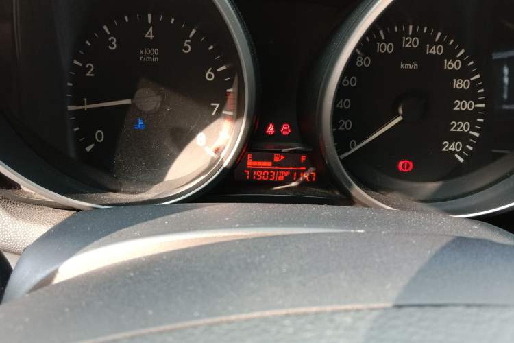 Used Mazda 3 2012 Hatchback 1.6L Manual Comfort Model Odometer Close Up