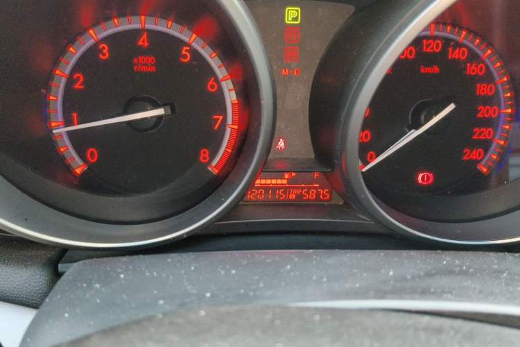 Used Mazda 3 2012 Hatchback 2.0L Automatic Luxury Model Odometer Close Up