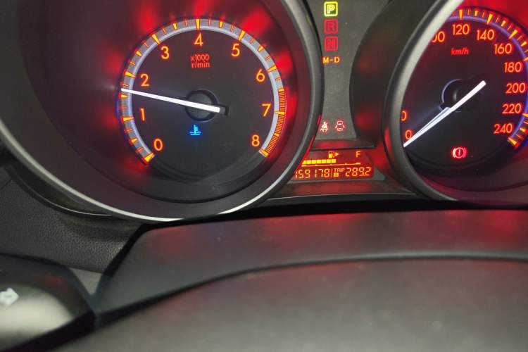 Used Mazda 3 2012 Hatchback 1.6L Automatic Elite Model Odometer Close Up