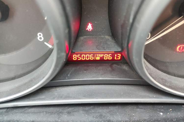 Used Mazda 3 2012 Hatchback 1.6L Manual Comfort Model Odometer Close Up