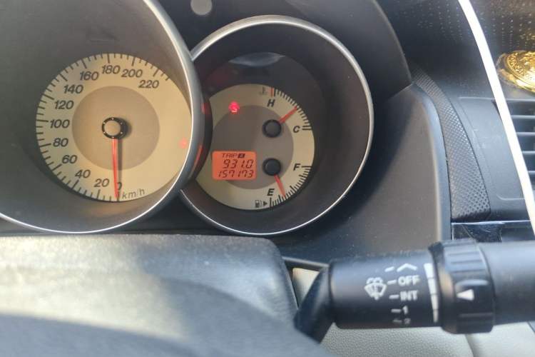 Used Mazda 3 2012 1.6L Manual Classic Special Offer Odometer Close Up