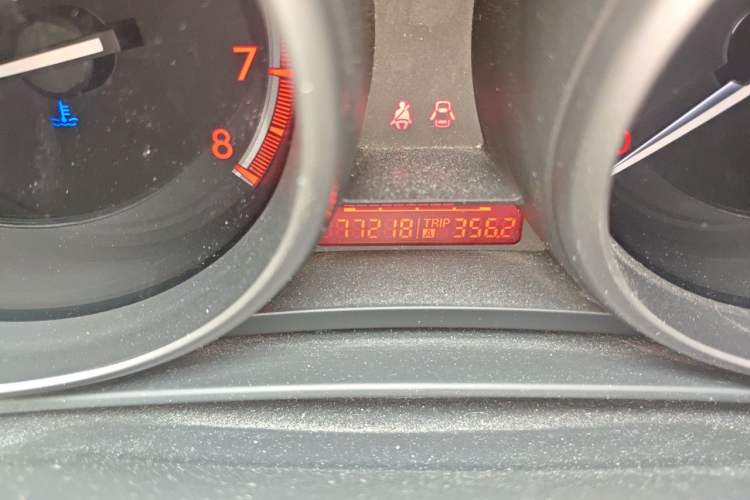 Used Mazda 3 2012 Hatchback 1.6L Automatic Elite Model Odometer Close Up