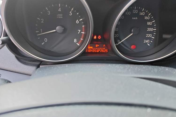 Used Mazda 3 2012 Hatchback 1.6L Manual Comfort Model Odometer Close Up