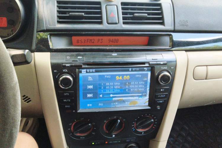 Used Mazda 3 2012 1.6L Manual Classic Standard Edition Audio And AC Panel