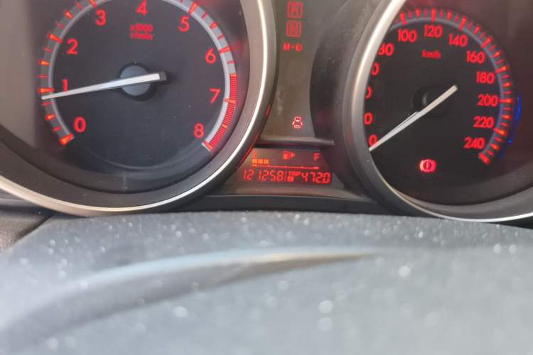 Used Mazda 3 2012 Hatchback 2.0L Automatic Luxury Model Odometer Close Up