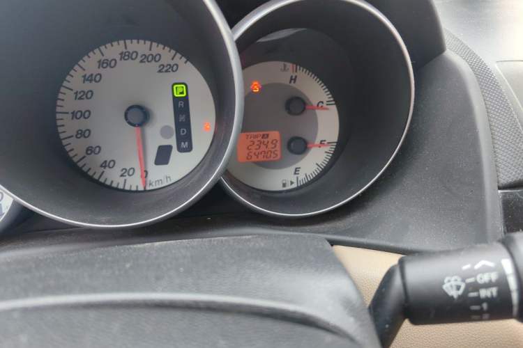 Used Mazda 3 2012 1.6L Automatic Classic Special Offer Odometer Close Up