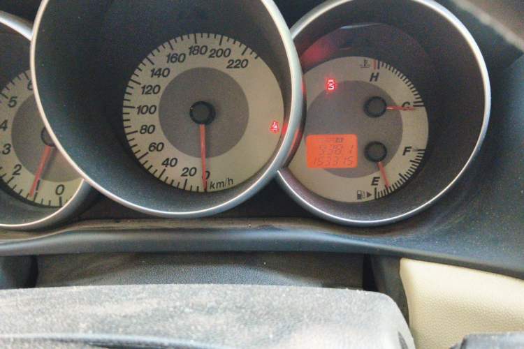 Used Mazda 3 2012 1.6L Manual Classic Standard Edition Odometer Close Up
